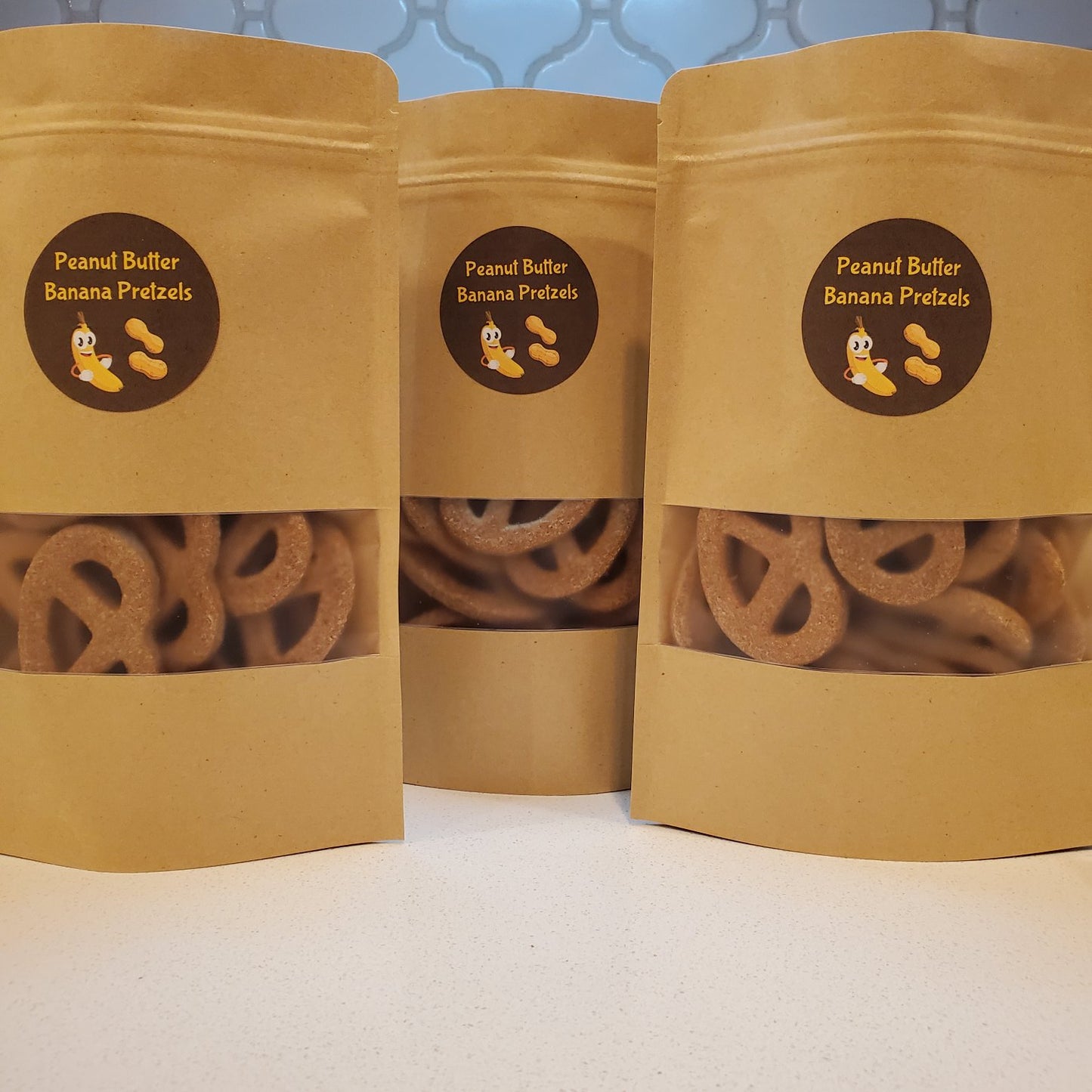 Peanut Butter Banana Pretzels